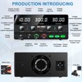 thumbnail image 4 of NICE-POWER DC Power Supply Variable 30V 10A 300W Car Battery Charger Battery Charging DC Power Supply Output Switch/OCP OVP Function Quick Charge Port, 4 of 9