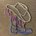 thumbnail image 4 of Glowneon Howdy Cowboy Boots Neon Sign, Wall Art Long-lasting Decor, 4 of 4