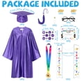 thumbnail image 4 of Alaiyaky Preschool Kindergarten Graduation Cap and Gown with Tassel & Certificate, Graduation Gown for Toddler Kids, 4 of 7