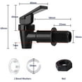thumbnail image 4 of Replacement ceramic dome water filter, with coconut shell activated carbon and faucet set, suitable for countertop, household water jugs, water dispenser filtration systems, and water kettles., 4 of 4