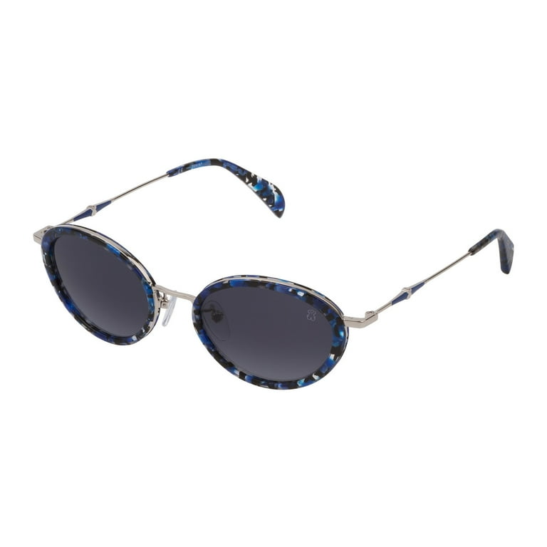 SUNGLASSES POLARIZED FASHION SUN GLASSES TOUS HAVANA BLUE WOMEN STO388 5101H6