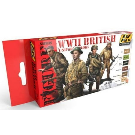 Wwii Uniform Set - WWII British Uniform Colors Set New