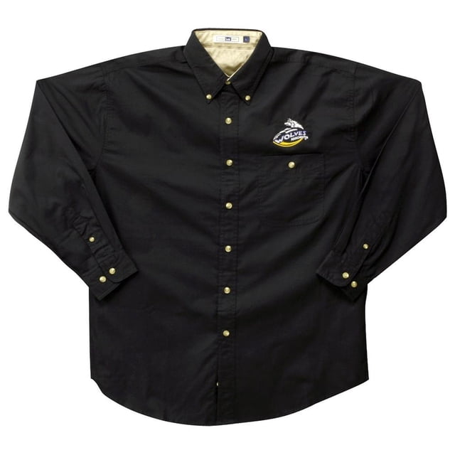 Manchester Wolves - Crest Logo Oxford Long Sleeve Shirt