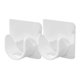 thumbnail image 4 of 2pcs No Drilling Adhesive Curtain Rod Hook Shower Curtain Rod Holder Tension Rod Bracket, 4 of 4