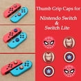 thumbnail image 3 of Joy Con Capuchons de Prise Compatibles avec Nintendo Switch&Nintendo Switch Lite, Protection en Silicone Souple, 3 of 3