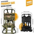 thumbnail image 3 of WAASOSCON Backpack Ventilation Frame Hiking Backpack Frame Hunting Pack Frame Hunting Frame Pack Backpack Accessories for Hiking Hunting Camping Mountaineering improved, 3 of 8