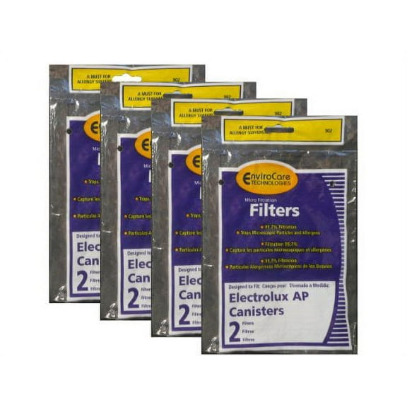 8 Electrolux Aerus AP100 Filter Hepa Micro electrostatic Canister Vacuum LE 2100, Diplomat, Ambassador, Epic 6500, Full Kit, 200 350 622 10 , 079