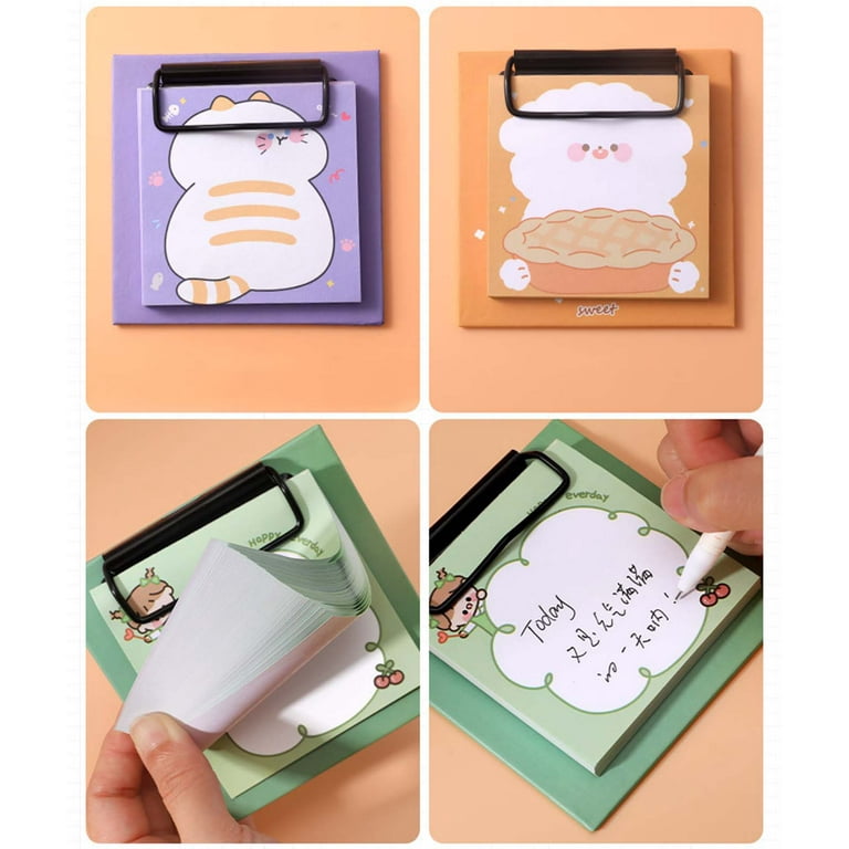 Memo Pad Cute Mini Planner Sticky Notes 51x38 Mm 2*1.5 100 Sheets Notepad  Post Stationery Store School Supplies Hight Quality
