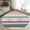 Multicolor, variant on Kitchen Runner 2 x 6 Ft, Yellow Grey Geometric Non-Slip Residential Carpet, Boho Vintage Country Flowers Leaves Indoor Crawling Mats Runner Rugs for Living Room/Dining Room/Bedroom