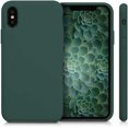 thumbnail image 5 of kwmobile Étui en Silicone TPU Compatible avec Apple iPhone TP - Housse de Protection en Caoutchouc Souple et Flexible - Vert Mousse, 5 of 5