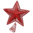 thumbnail image 3 of Topper de árbol de Navidad Topper Star Wire Iron Treetop Star Xmas Decoración de fiestas, 3 of 5