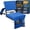 Royal Blue, variant on Folding Reclining Stadium Seat with Back Support for Bleachers 3 Adjustable PositionsPortable Outdoor Chair with Pockets Cup Holder Carry Straps for Sports Camping, Beach