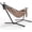 Brown Black, variant on 600lbs Hammock with Stand for Outside, 2 Person Portable Hammock with Side Storage, Carrying Bag, Expend Wooden Bar for Outdoor or Indoor