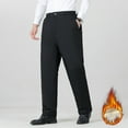 thumbnail image 7 of JIA JIA SHUANG Men's Winter Dress Pants Thermal Fleece Lined Slacks Cold Weather Suit Pants with Pockets for Business Office Work, 7 of 7
