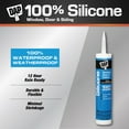 thumbnail image 2 of DAP 100% Silicone 9.8 oz Clear Rubber Window, Door and Siding Sealant, 2 of 6