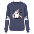 thumbnail image 4 of Bovemsi Pullover Sweatshirts for Women Halloween Season Funny Long Sleeve Graphic Crewneck Tops Cute Sweater Spooky Season Sweatshirt, 4 of 4