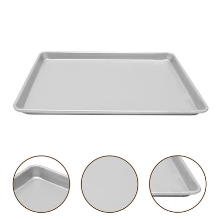 WRITWAA Aluminum Alloy Baking Pan Non-Stick Roasting Tray for Efficient Baking and Cooking Versatile Kitchen Bakeware