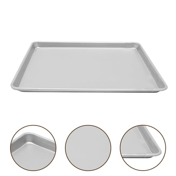 WRITWAA Aluminum Alloy Baking Pan Non-Stick Roasting Tray for Efficient Baking and Cooking Versatile Kitchen Bakeware