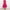 Hot Pink, variant on BEBUTTON Womens Summer Casual Loose Solid Ruffle Dresses Elegant V-Neck Short Sleeve Midi Dresses Green 2XL
