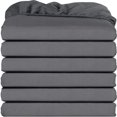 thumbnail image 1 of Sábanas ajustables Utopia Bedding Twin XL, paquete de 6 unidades, microfibra gris, 1 of 6
