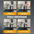 thumbnail image 6 of POWERTEC Rip Fence for POWERTEC BS900 Wood Band Saw and Similar Band Saws with a Work Table Size of 11-1/8” to 11-13/16" , BS900RF, 6 of 8
