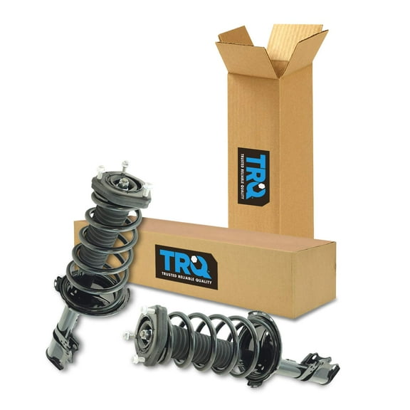 TRQ Rear Strut & Coil Spring Assembly Set Driver & Passenger Sides Fits Select 09-12 Toyota Venza