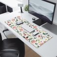 thumbnail image 2 of Long Mouse Pads for Desk,Pioneer Flower Floral Print Pattern Desk Mats on Top Of Desks, Desk Mouse Pad Extra Large with 3mm Non-Slip Base and Stitched Edge for Gaming,Office,Work,Home 31.5"x11.8", 2 of 6