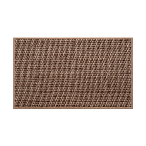 Woven Entry Door Rug - Dirt Collection & Non-Slip Backing, Easy to Clean & Durable, Welcome Mat for Home Entrance, JKODE