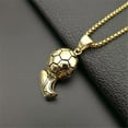 thumbnail image 4 of Soccer Shoes Necklace for Men 14K Yellow Gold Football Shoes Sports Souvenir Pendants Necklaces Jewelry Gift, 4 of 6