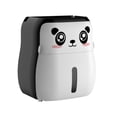 thumbnail image 3 of Dispensador de rollos de papel higiénico multifuncional, resistente al polvo, al agua y con estante. Panda, 3 of 9