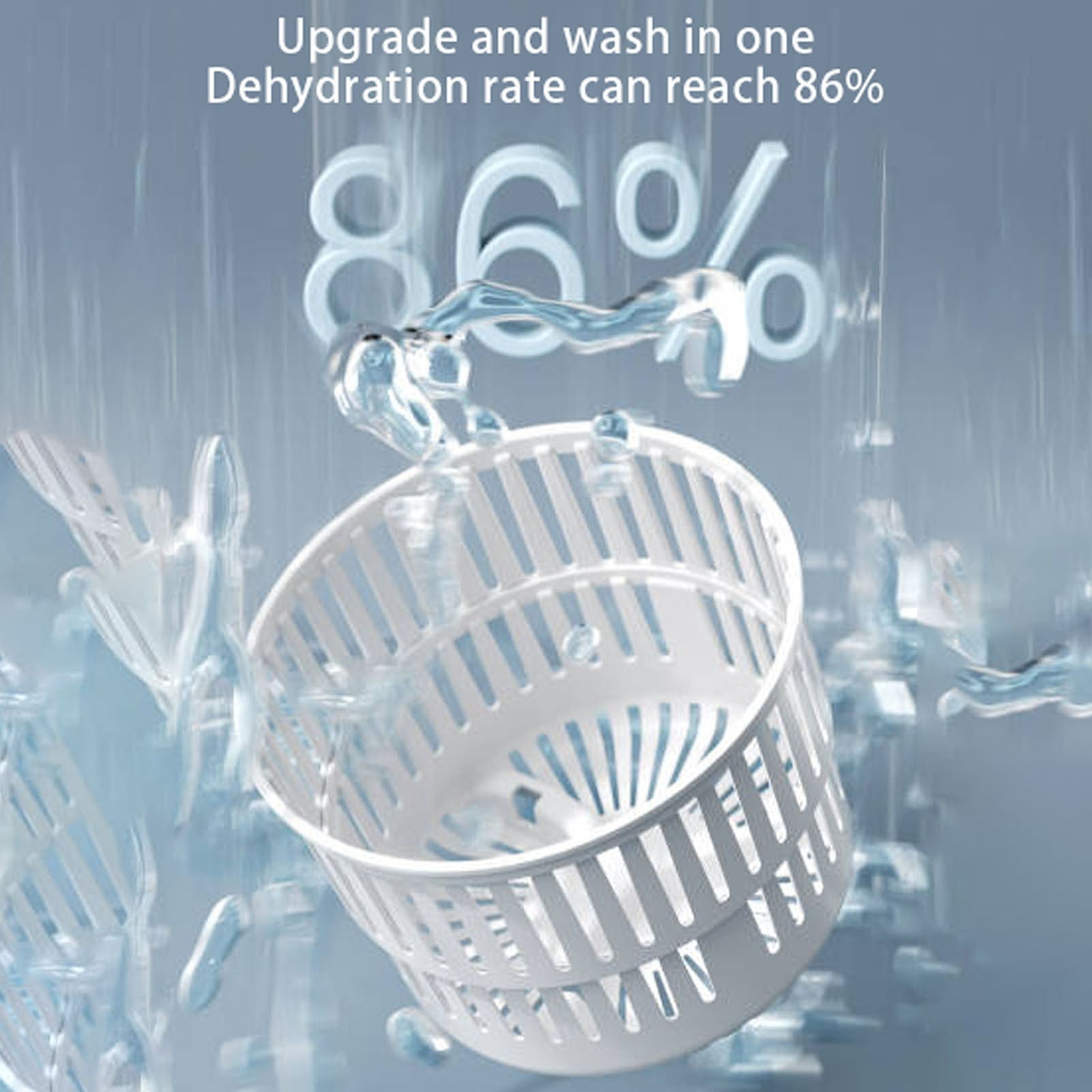 Portable Washing Machine Mini 9L Folding PP Material Underwear Baby Clothes Home Apartments Dormitories