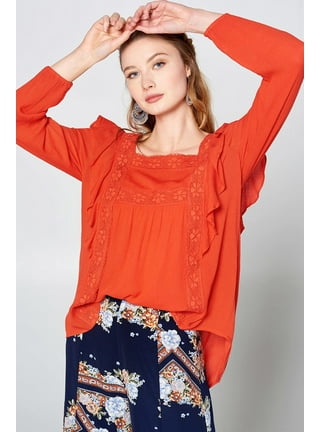 Gauze Peasant Blouse