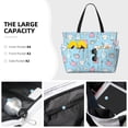 thumbnail image 3 of Fuzoiu Funny Cute Teeth Print Waterproof Beach Tote Bag for Women Girls with Zipper,Sandproof Pool Swim Bag,Large Capacity Beach Travel Bag for Pool Swim Travel Everyday, 3 of 7