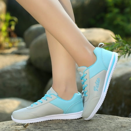 

Women s Ladies Fashion Flat Mixed Colors Running Sport Shoes Sneakers