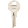 Hy-Ko 11010B1 Key Blank, 1.893 in L x 0.841 in W, Brass, Nickel Plated