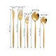 thumbnail image 2 of TABLZONE 1 De Cubiertos De Acero Inoxidable Dorado Para Cocina Y Cuchillo, 2 of 8