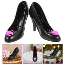 Raindrops Red Plastic High Heel Cake Decorations for Party Use 2pcs