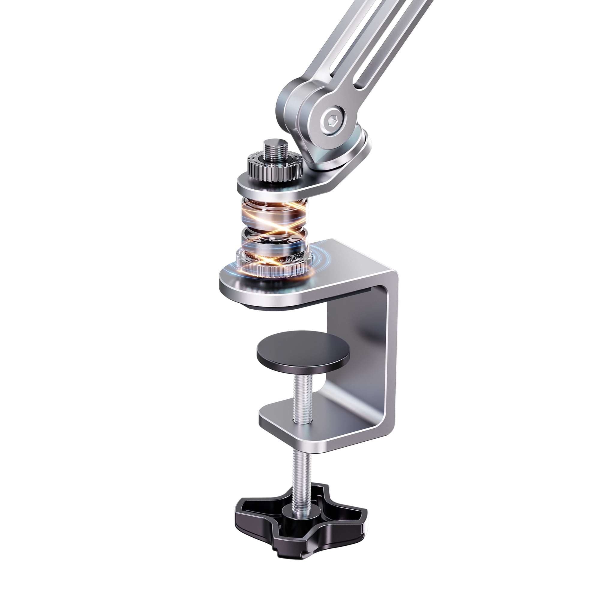 InnotechSC Tablet /Phone Mount for Desk Aluminum Alloy Tablet Stand Foldable Overhead Arm Holder Mount Fits for 4.7-15.6" Screen Galaxy Tab Series