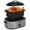 Silver, variant on Sunvivi 20 Quart Electric Turkey Roaster Oven with Visible Glass Lid,Removable Pan & Rack, Stainless Steel,Silver