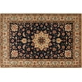 thumbnail image 1 of Ahgly Company Indoor Rectangle Traditional Bakers Brown Persian Area Rugs, 7' x 10', 1 of 6