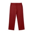 thumbnail image 7 of Yourumao Capri Pants for Women Elastic Waist Straight Leg Pants Solid Comfy Loose Fit Trousers Business Casual Pants with Pocket, 7 of 7