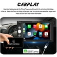 thumbnail image 2 of 7" Double 2 Din Car Stereo 7 Inch HD Touch Screen with Apple Carplay Android Auto, Car Radio Audio FM Receivers Bluetooth EQ/USB/AUX-in Multimedia Player, 2 of 15