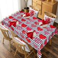 thumbnail image 3 of Valentine''s Day Tablecloth, Red Love Heart Table Cloth, Waterproof Tablecloth Rectangle for Valentine''s Wedding Dinner Party Decoration, 60 x 120 Inch, 3 of 6