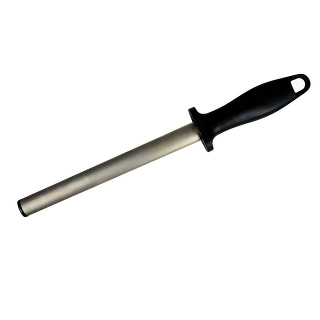 DOLITY 30cm Diamond Sharpening Steel Rod Sharpener Honing Stick Kitchen Chef Tool