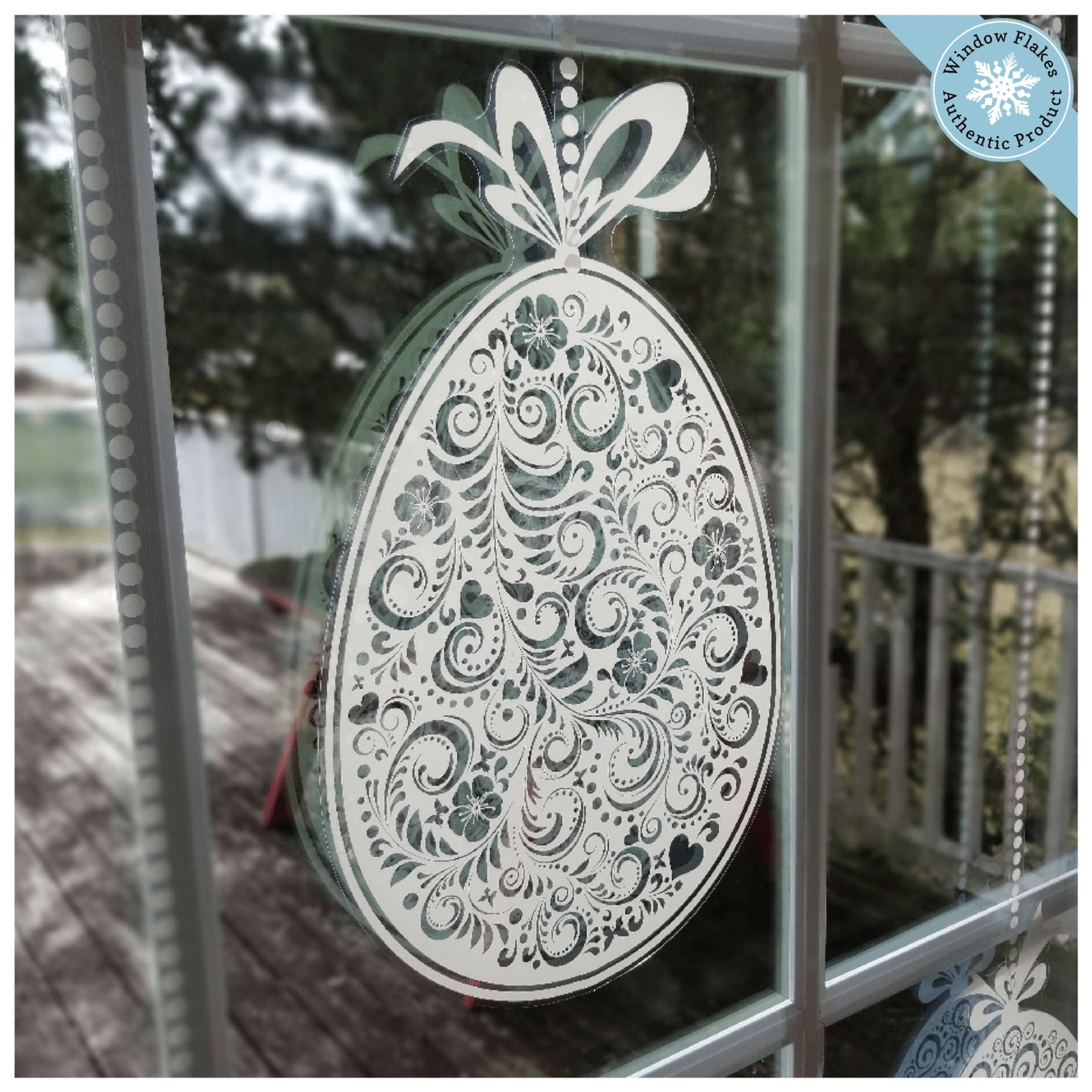 Hanging Easter Egg Window Clings