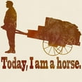 thumbnail image 3 of CafePress - Today, I Am A Horse Light T Shirt - Men's Classic Graphic T-Shirt, 3 of 4