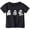 C104 Black, variant on CONZONE Halloween Toddler Girls T Shirts Short Sleeve Ghost Graphic Tees for Girls Crew Neck Cute Tops