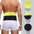 thumbnail image 3 of QRIC Men's Waist Trainer Sauna Workout Waist Trimmer Seamless Compression Waist Band for Weight Loss Sauna Slimming Waist Band Cincher for Running, Gym, Sports, Workout, 3 of 6