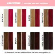 Lime Crime Unicorn Hair, Semi-Permanent Hair Color, Vegan, Full Coverage, Valentine 6.76 fl oz