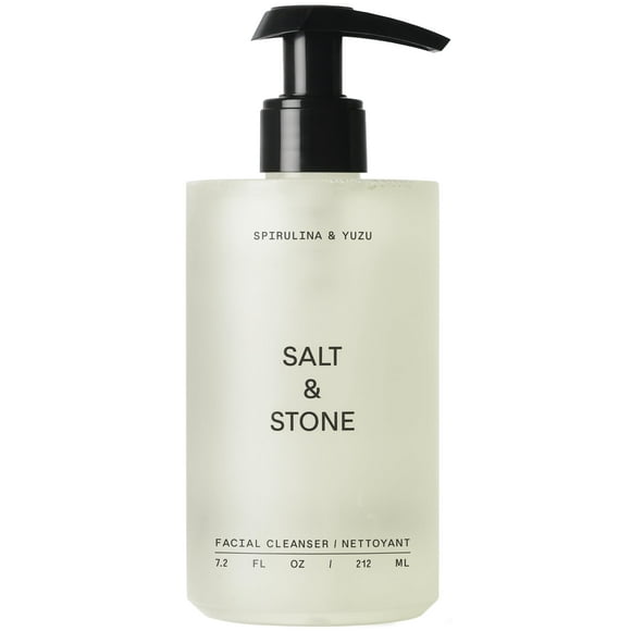 Limpiador facial Salt & Stone Spirulina y Yuzu 200 ml